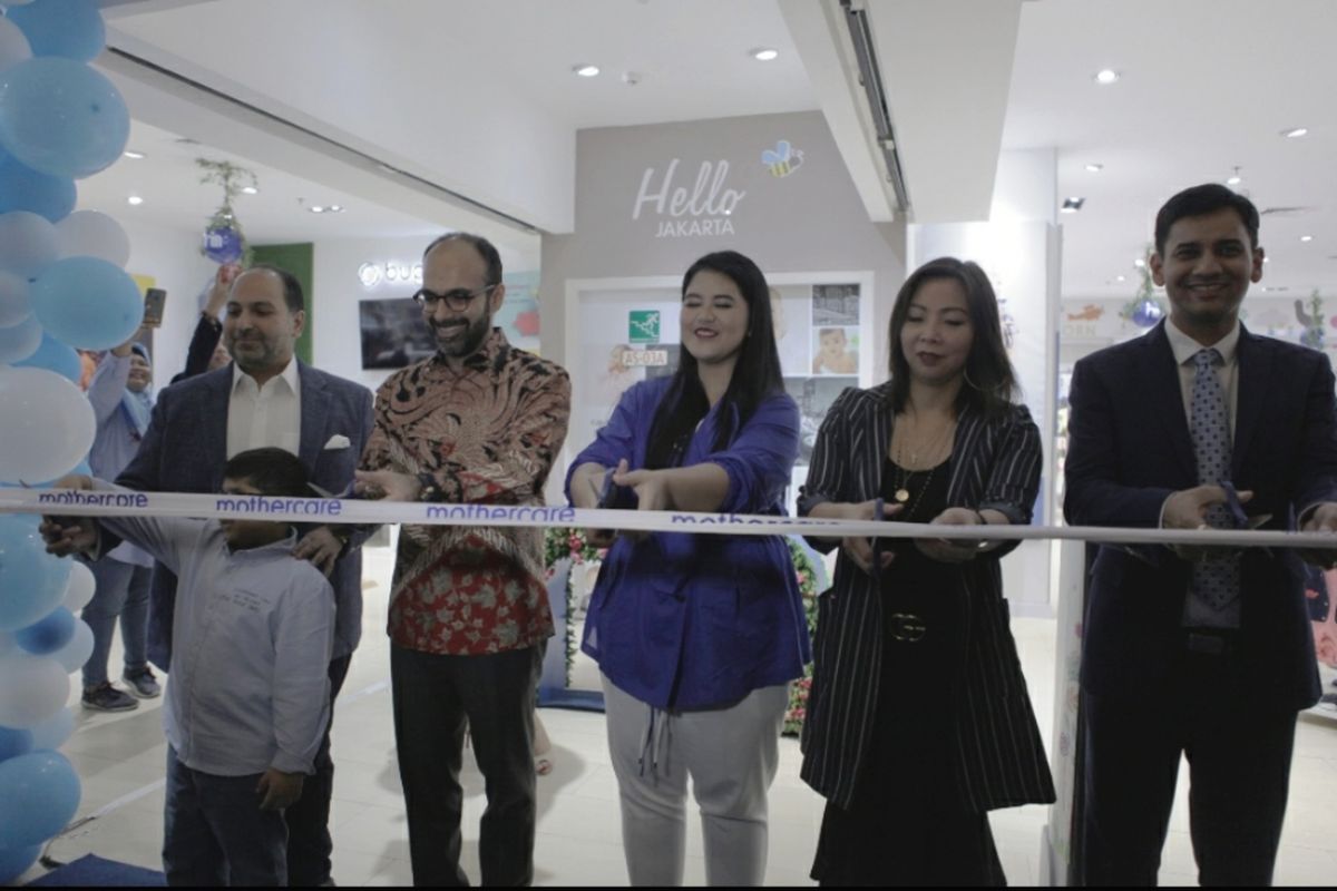 Peresmian Flagship Store Mothercare dan ELC terbesar di Asia Tenggara, di Grand Indonesia, Jakarta (31/7/2019).