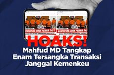 INFOGRAFIK: Hoaks, Mahfud MD Tangkap 6 Tersangka Transaksi Janggal Kemenkeu