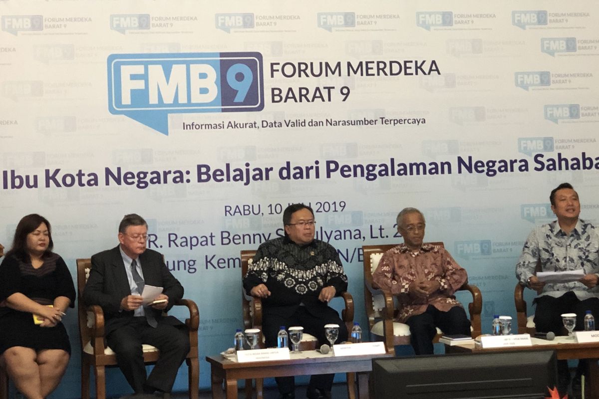 Duta Besar Brasil untuk Indonesia Rubem Barbosa hadir dalam Forum Merdeka Barat 9, Rabu (10/7/2019)