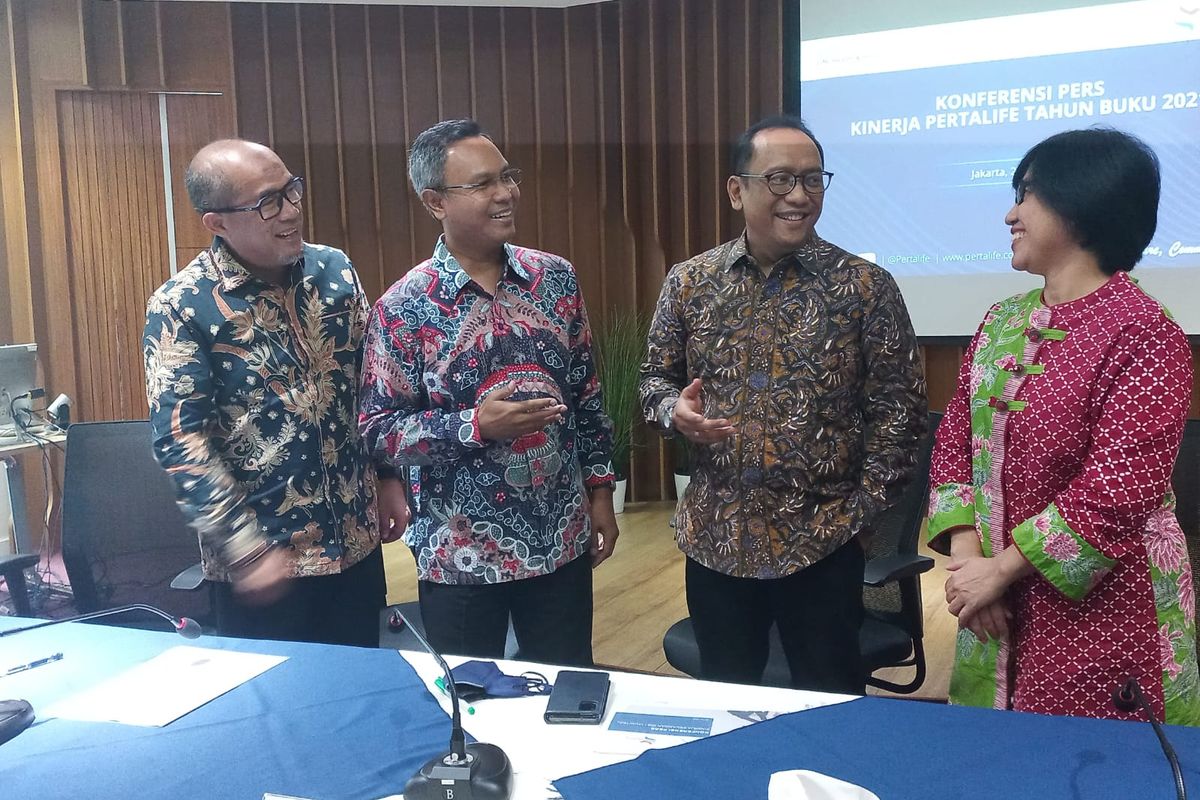 Konferensi Pers Paparan Kinerja Pertalife Insurance, Rabu (27/7/2022).