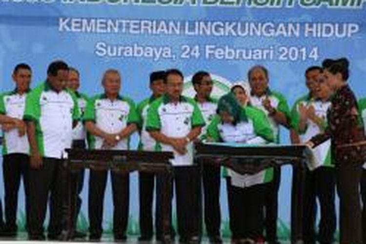 Deklarasi Menuju Indonesia Bersih 2020 di Surabaya.