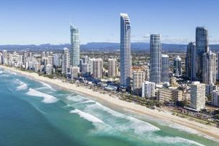 Gold Coast di Queensland, Australia. 