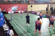 Tanding Badminton, Taufik Hidayat Libas 4 Komedian Sekaligus