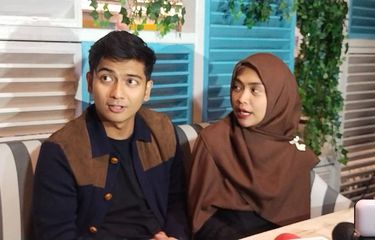 YouTuber Ria Ricis dan Teuku Ryan saat ditemui di Jakarta Aquarium, Tanjung Duren, Jakarta Barat, pada Minggu (4/6/2023).