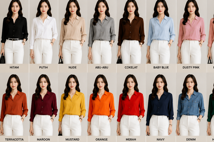Celana Putih Cocok dengan Baju Warna Apa? Ini 12 Inspirasinya