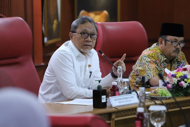 Menko Bidang Pangan Zulkifli Hasan