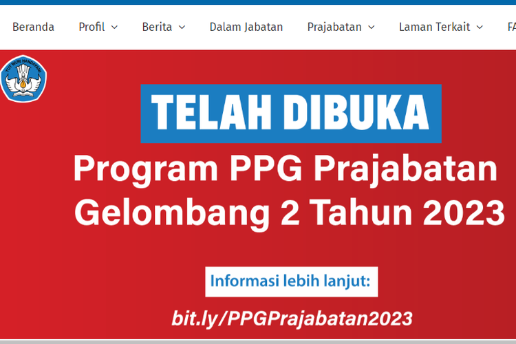 Pendaftaran PPG Prajabatan Gelombang 2 Tahun 2023 masih dibuka hingga 9 September 2023