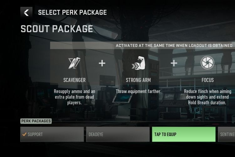 Sistem Perk di Call of Duty Warzone Mobile 