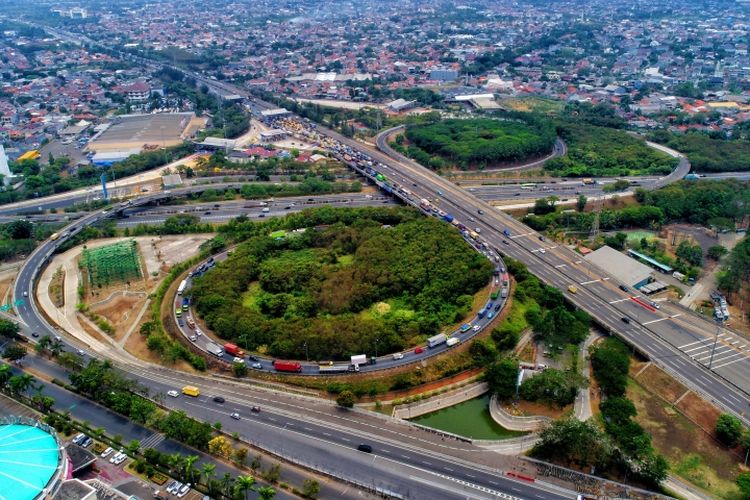 Salah satu portofolio proyek jalan tol PT Nusantara Infrastructure Tbk (META).