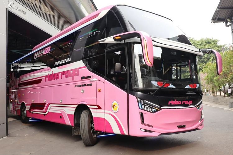 Bus baru PO Rimba Raya dengan bodi Legacy SR3 Neo XHD Prime Ultimate-R (Prestige Ultimate)