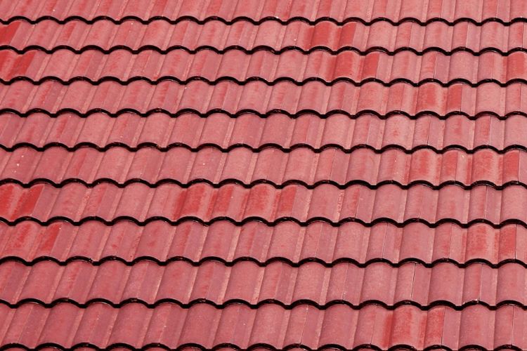 Ilustrasi genteng rumah. 