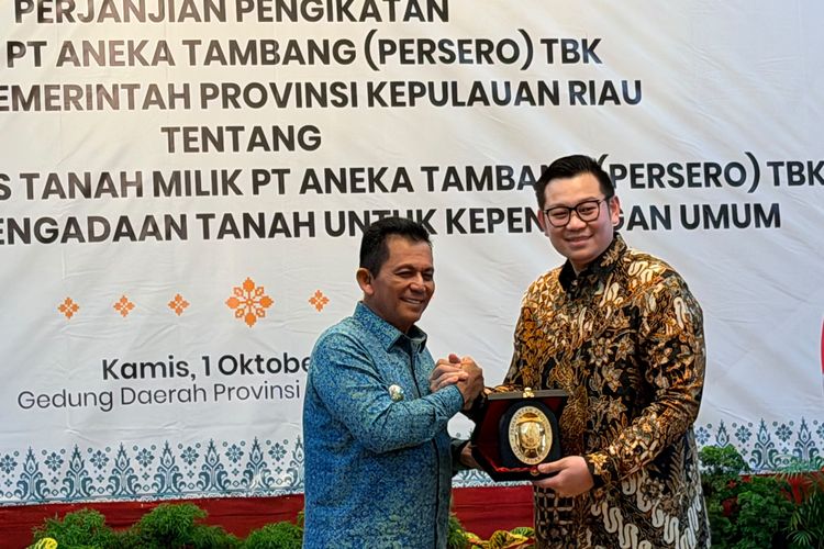 Antam dan Pemprov Kepri Sepakati Pengadaan Tanah Taman Kota Kijang