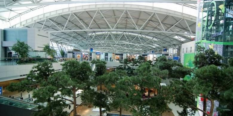 Bandara Incheon, Korea Selatan.