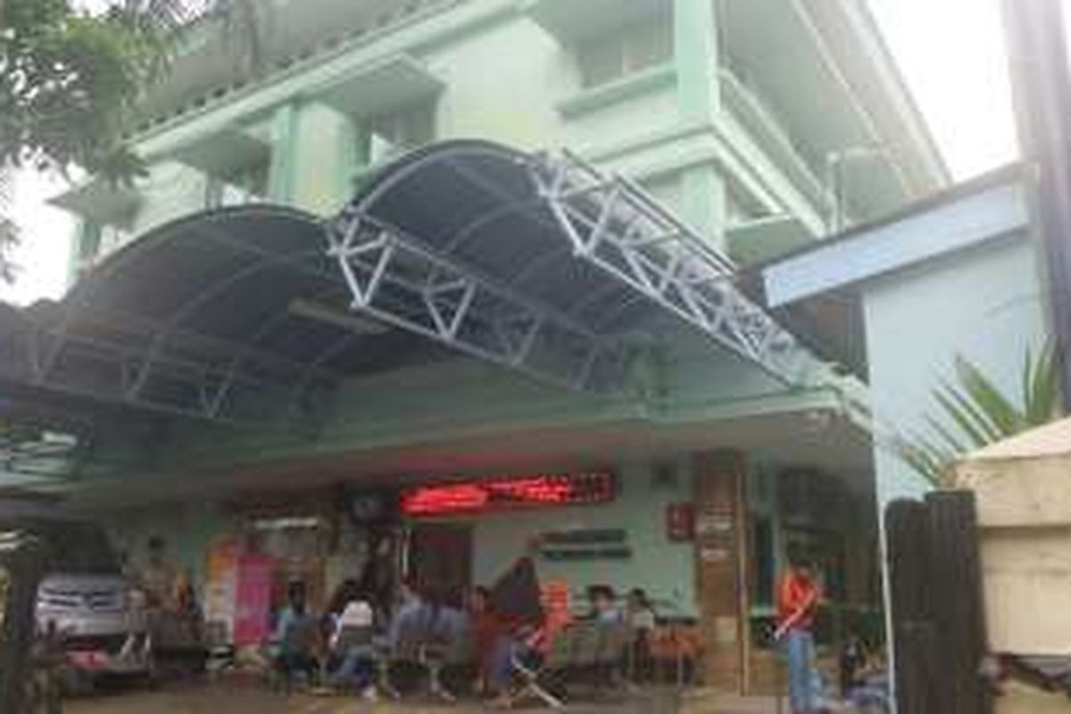 Puskesmas Senen di Jalan Kramat VII, Jakarta Pusat. 