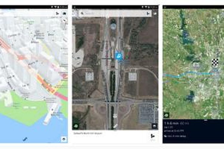 Nokia HERE Maps bisa berjalan di smeua perangkat Android 4.0 ke atas