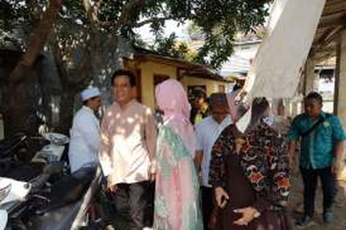 Bakal calon gubernur DKI Jakarta, Yusril Ihza Mahendra saat hendak menjadi penceramah di Yayasan Al-Riyadh, Pasar Minggu, Jakarta Selatan, Senin (25/4/2016).