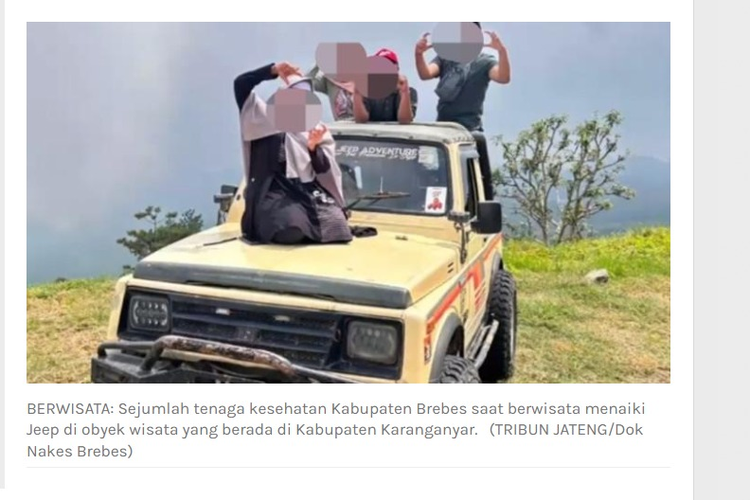 Penjelasan Dinkes Brebes soal Rapat Rp 129 Juta Disertai Wisata Jeep di Karanganyar
