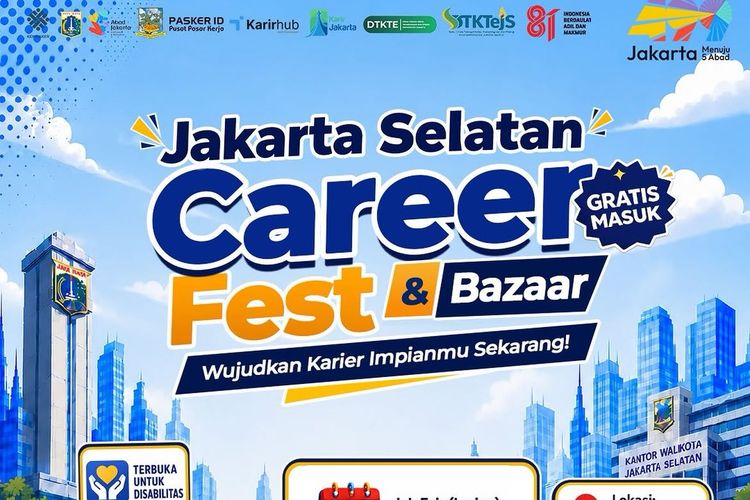 Job Fair Jakarta Selatan Digelar Mulai Hari Ini, Simak Lokasi dan Cara Daftarnya