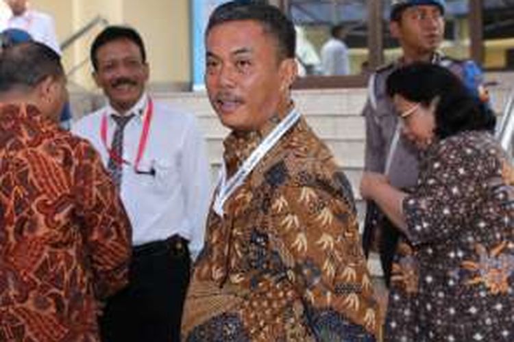 Ketua DPRD DKI Jakarta Prasetyo Edi Marsudi Saat tiba di Bareskrim, Jakarta, (7/11/2016).
