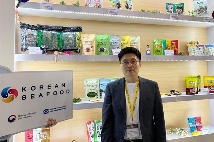 Managing Director SUHYUP Lee Dong Jun hadir di SIAL Interfood 2019 yang diselenggarakan di Jakarta