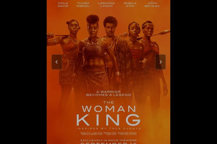 The Woman King yang dibintangi Viola Davis berhasil memimpin box office akhir pekan setelah debut penayangannya.