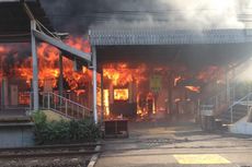 Setelah Terbakar, Stasiun Klender Segera Akan Beroperasi Lagi 