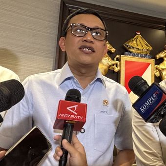 Menteri Perlindungan Pekerja Migran Indonesia (P2MI) Abdul Kadir Karding dan Pengurus Kadin. KOMPAS.com- Suparjo Ramalan