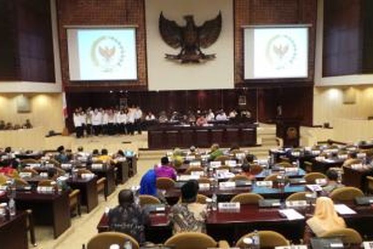 Suasana Sidang Paripurna DPD RI, Selasa (19/11/2013), di Kompleks Gedung Parlemen, Jakarta.