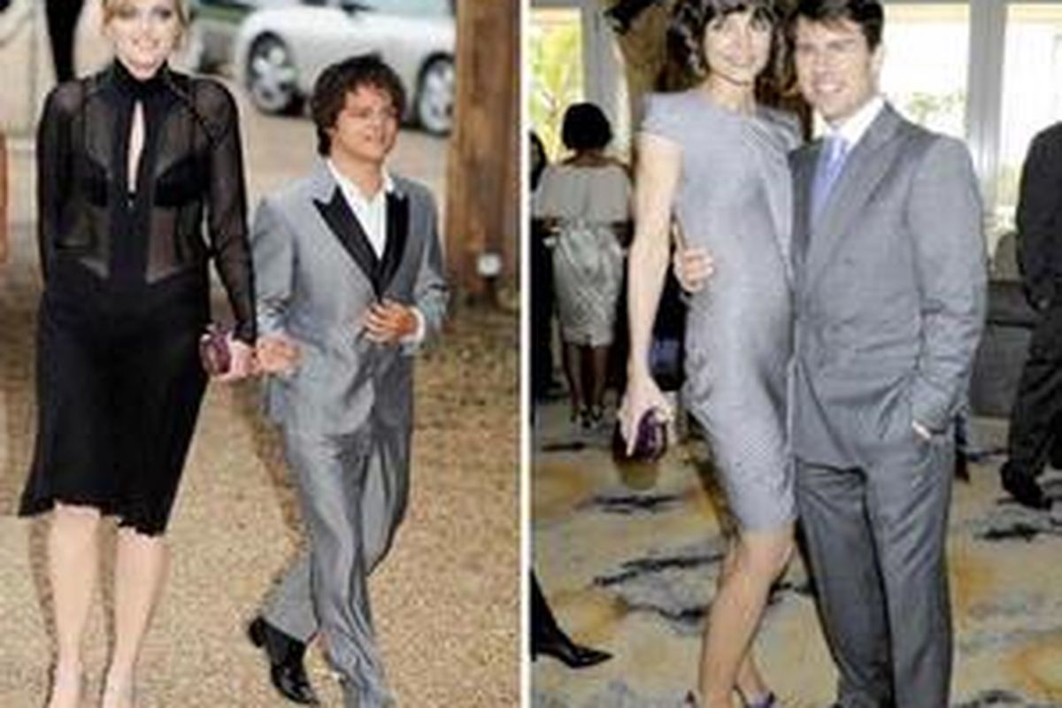 Pasangan Sophie Dahl dan Jamie Cullum, serta Katie Holmes dan Tom Cruise.