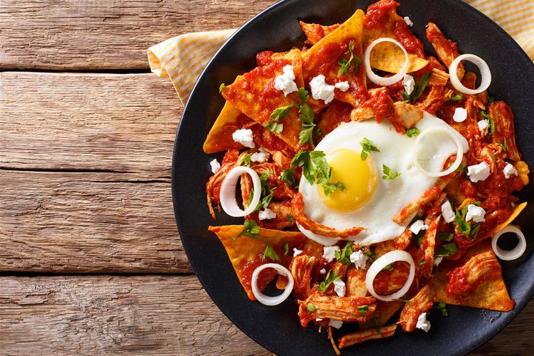 Chilaquiles at Tijuanas Food Garden 