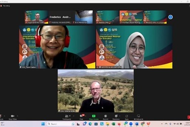 International Webinar for Educator yang digelar UNJ pada Jum?at, 21 Juli 2023.