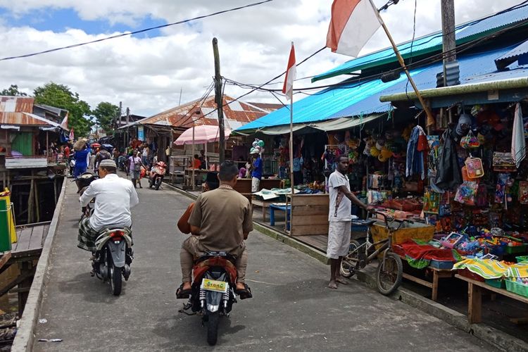 Sepeda motor listrik di Kabupaten Asmat, Papua Selatan