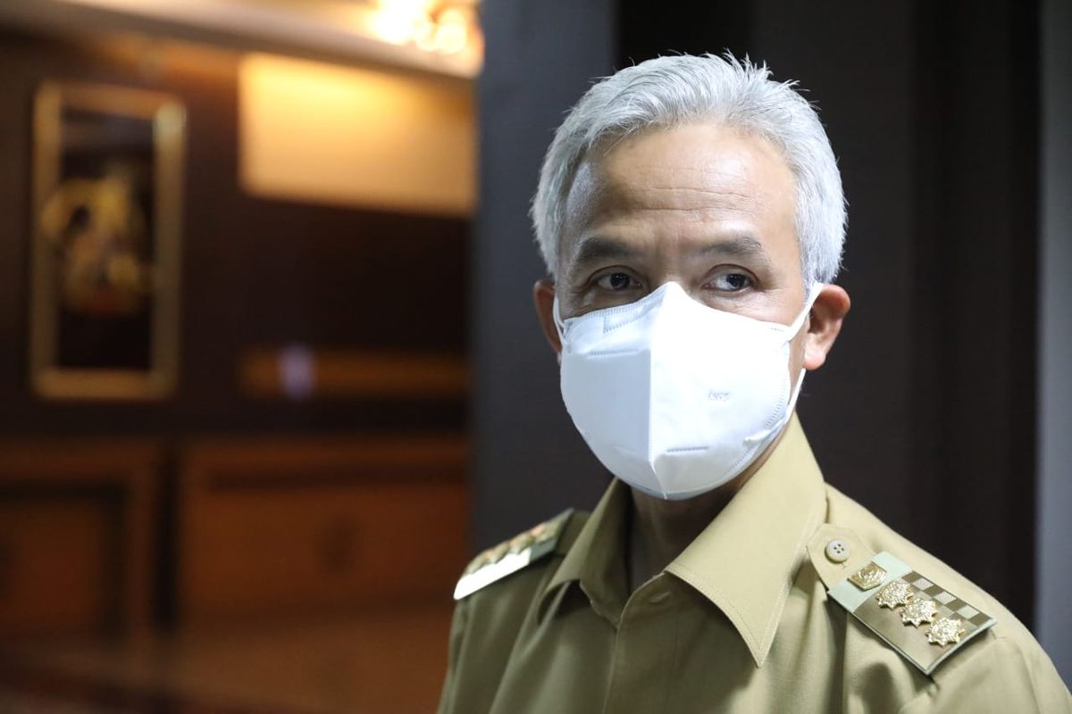 Gubernur Jawa Tengah (Jateng) Ganjar Pranowo.