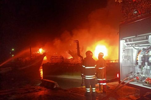 45 Kapal di Cilacap Hangus Terbakar, Polisi Menduga Ini Penyebabnya