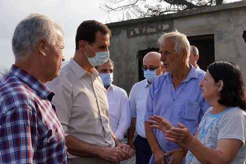 Kebakaran Hebat di Suriah, Bashar Al Assad Deklarasikan Bencana Nasional