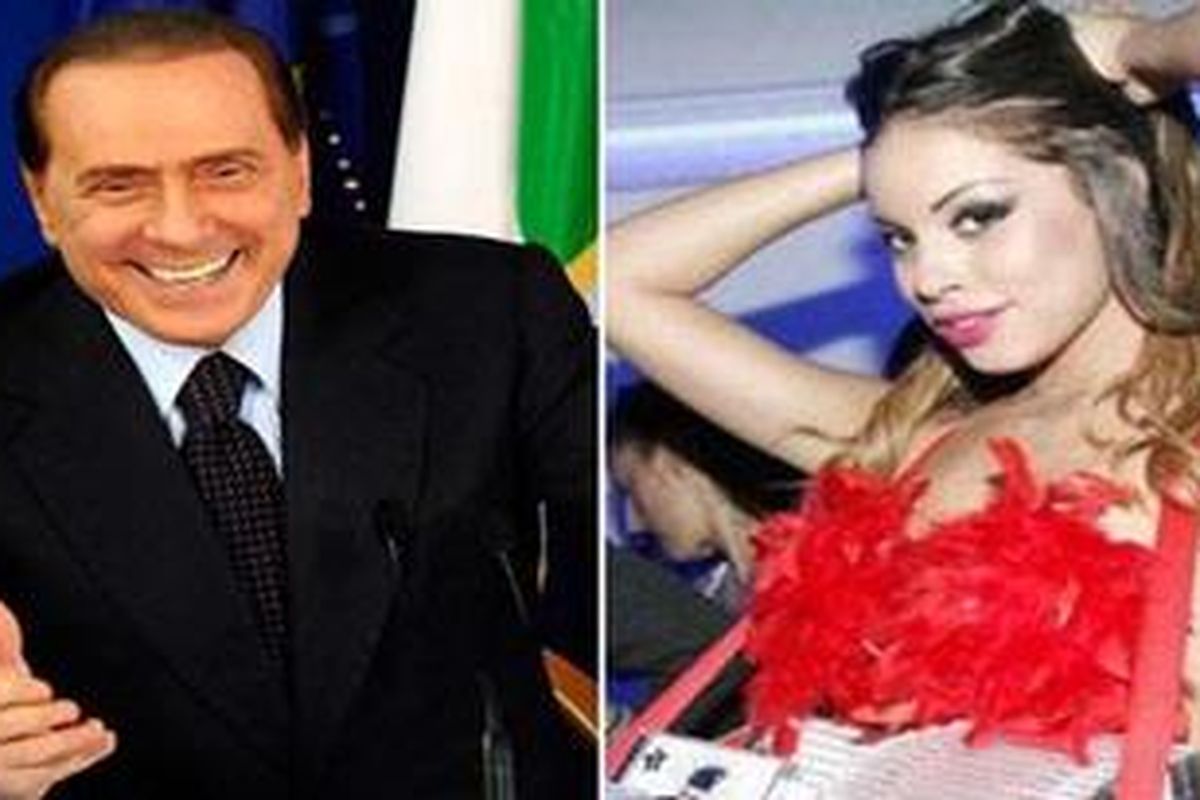 PM Italia Silvio Berlusconi dan Ruby, penari perut asal Maroko.