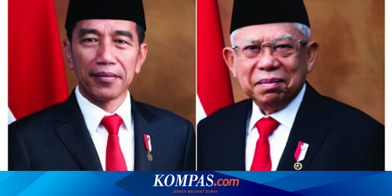 Aturan Resmi Pemasangan Foto Presiden Wapres Download Foto Resmi Di Sini Halaman All Kompas Com