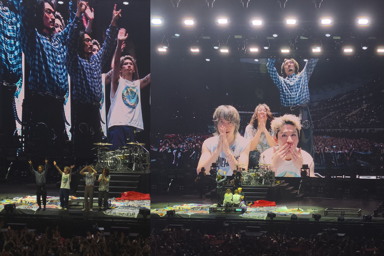 Hasil foto yang diambil menggunakan HP Samsung Galaxy S26 Ultra di konser One Ok Rock Detox Asia Tour 2026, Sabtu (16/5/2026).