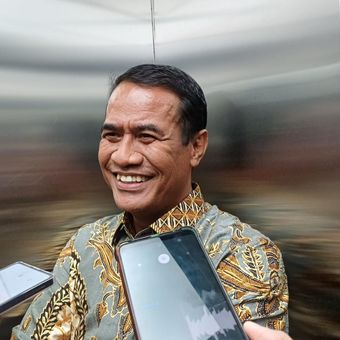 Menteri Pertanian (Mentan) Andi Amran Sulaiman di Kemenko PMK, Jakarta, Senin (19/2/2024).