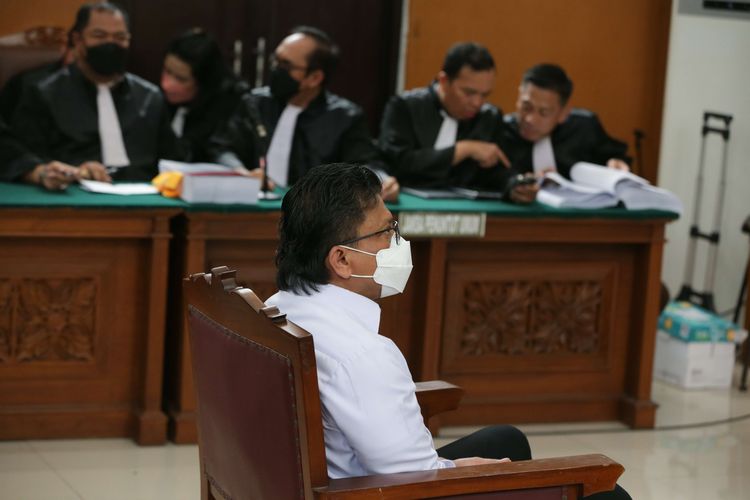 Terdakwa kasus pembunuhan berencana Brigadir Nofriansyah Yosua Hutabarat atau Brigadir J, Ferdy Sambo menjalani sidang pembacaan tuntutan di Pengadilan Negeri Jakarta Selatan, Selasa (17/1/2023).