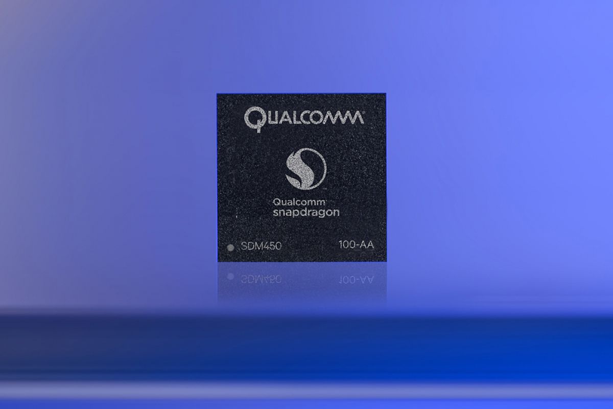 Chipset Qualcomm Snapdragon 450.