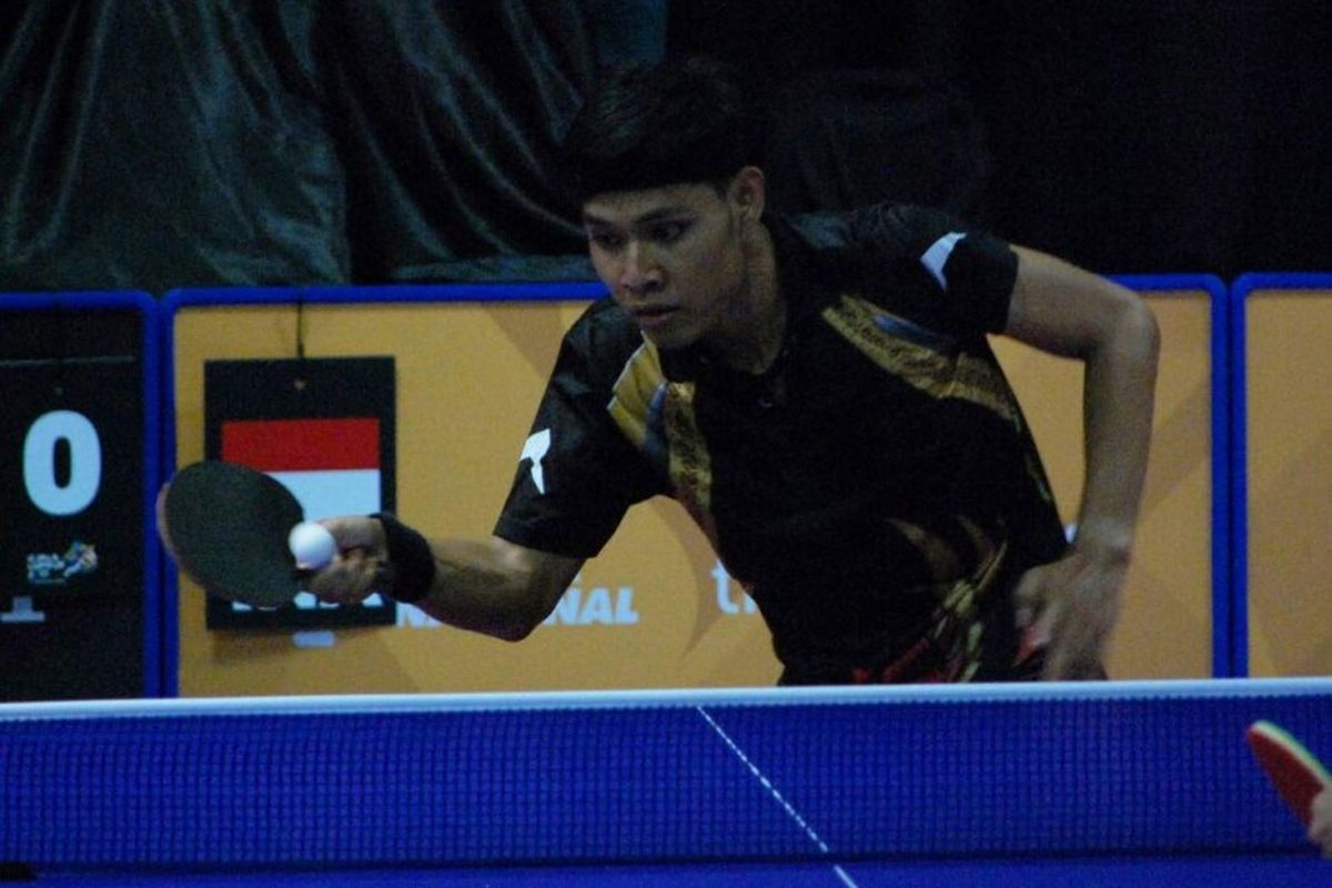 Tim tenis meja beregu Indonesia sukses menyapu bersih semua pertandingan beregu dengan kemenangan pada hari pertama ASEAN Para Games IX/2017 ketika berlangsung di Malaysian International Trade and Exhibition Center (MITEC), Kuala Lumpur, Minggu (17/9/2017).