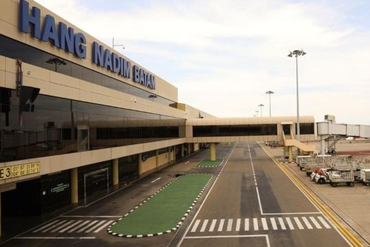 Bandara Internasional Hang Nadim di Batam, Kepulauan Riau. 