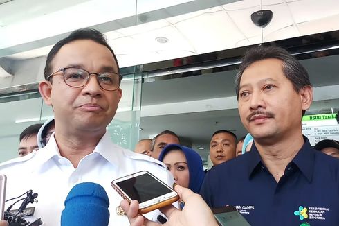 Gubernur Anies ke  RSUD Tarakan, Cek Pelayanan untuk Korban Aksi Massa