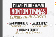 Tiket Indonesia Vs Jepang Sudah Termasuk MRT, Ini Cara Pakainya