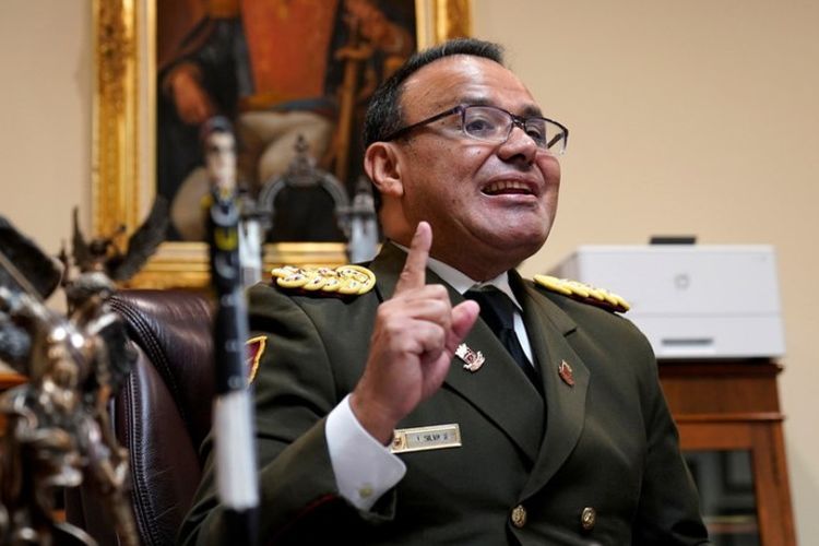 Kolonel Jose Luis Silva, atase militer Venezuela untuk AS, yang menyatakan dukungan kepada oposisi dan berhenti mengakui Presiden Nicolas Maduro.