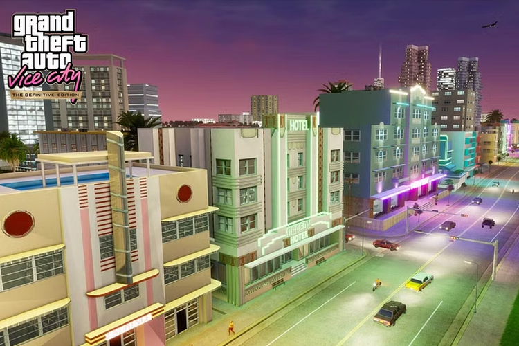 Peta Vice City di Grand Theft Auto: Vice City.