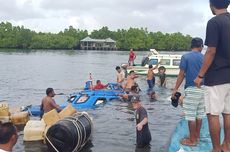 Dihantam Angin Kencang, "Speedboat" Pengangkut Sayur Tenggelam di Perairan Sidangoli