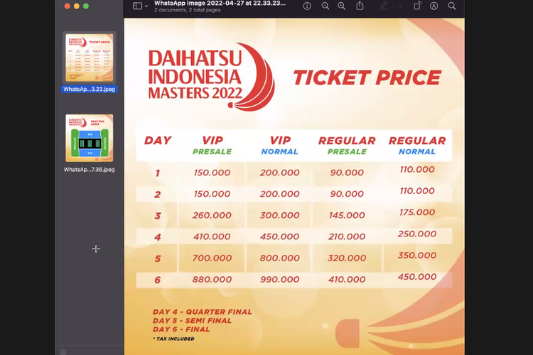 Cara Beli Tiket Indonesia Master 2022
