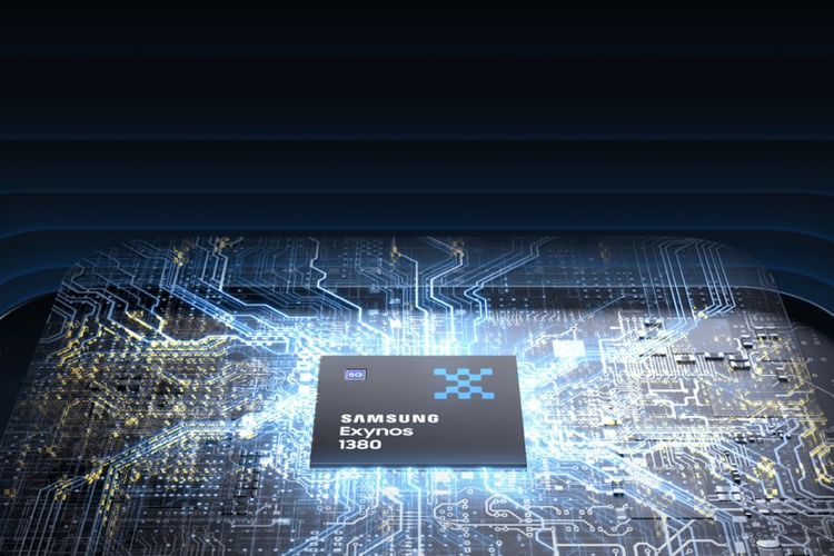 Ilustrasi chip Samsung Exynos 1380